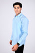 Veshbhoshaa Bluebird Sky Blue Men'S Office Shirt
